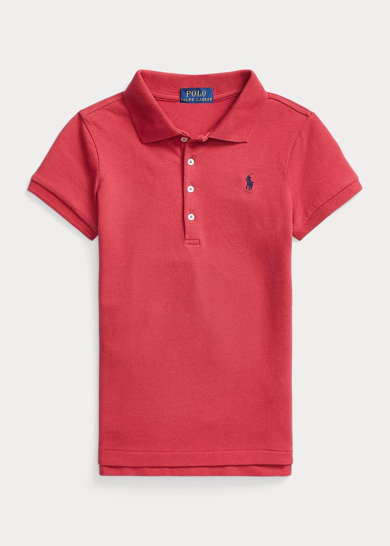 Poleras Polo Ralph Lauren Niña 7-14 Años Stretch Pique Chile Rojas TFPAG-7301